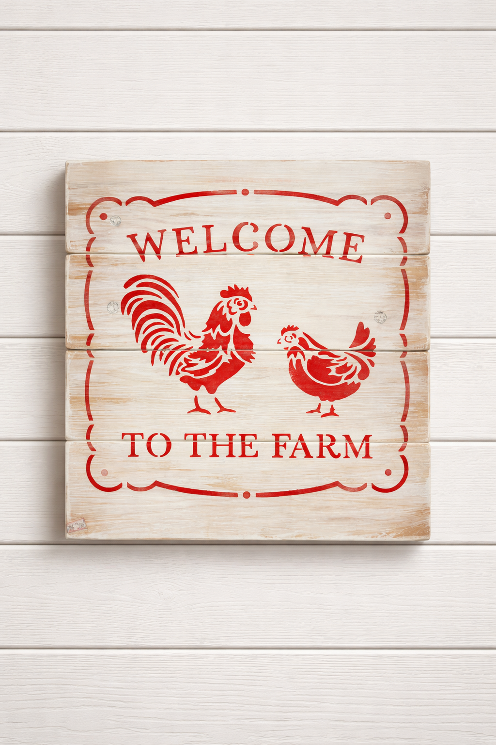 Welcome to the Farm Wooden Wall Sign