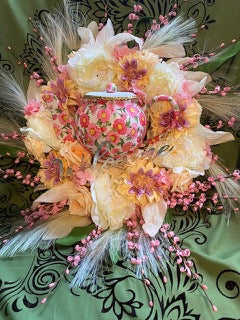 Tea pot wreath